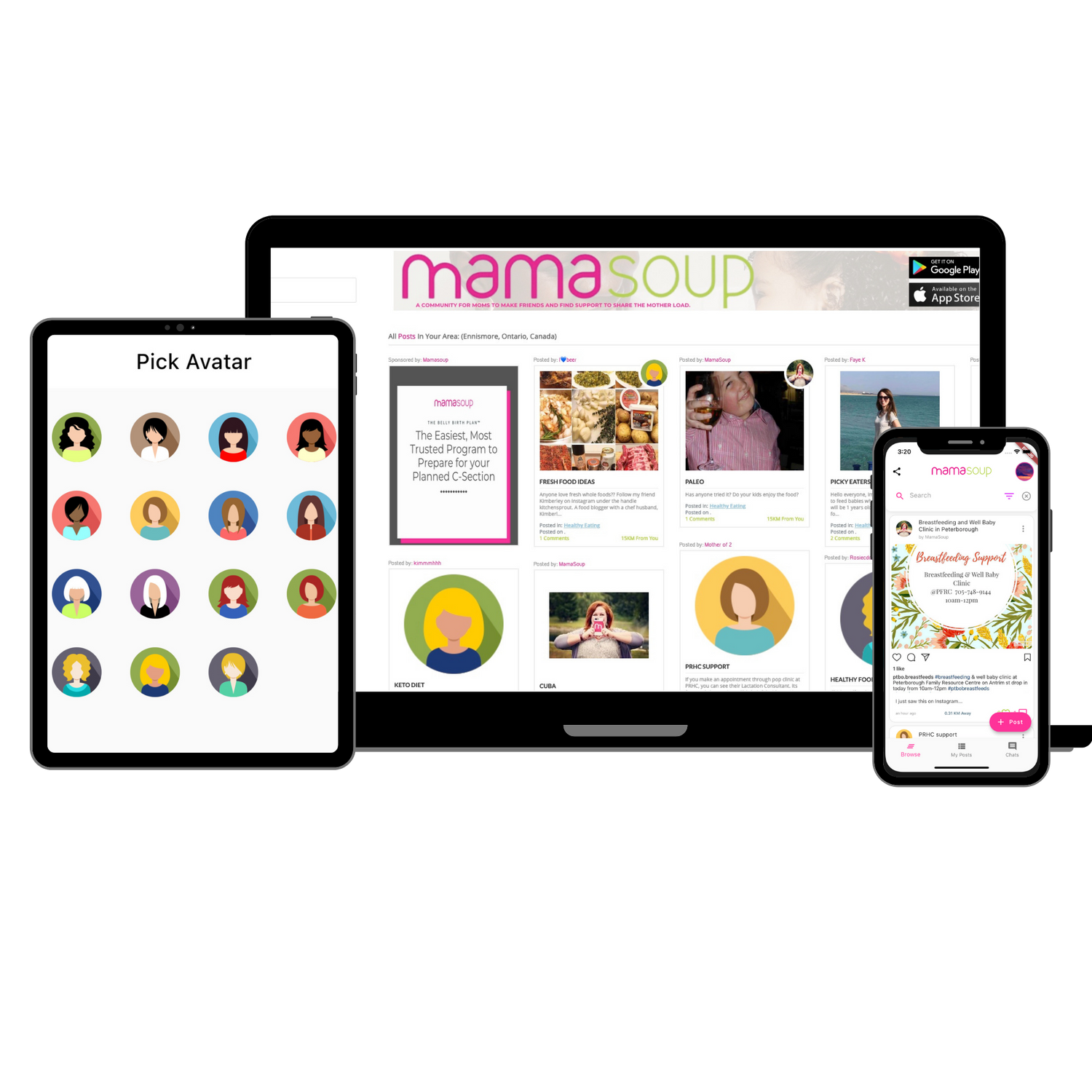 a video tutorial showing how the mamasoup social media app for new moms can reduce loneliness and isolation and connect moms to an online community
